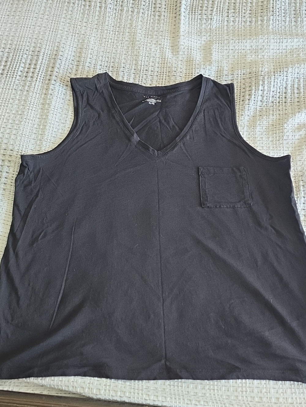 V-Neck Pocket Tank Top